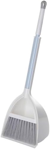 KEEADI Small Dustpan Set Broomstick and Dust Pan for Home Cleaning