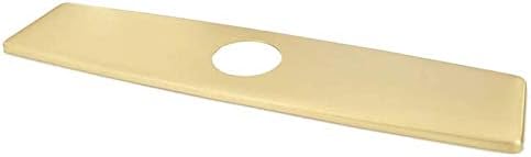 Wovier Faucet Plate Gold Surface Sink Hole Cover