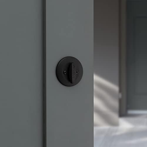 Kwikset 660 Deadbolt Matte Black Easy Install SmartKey Security