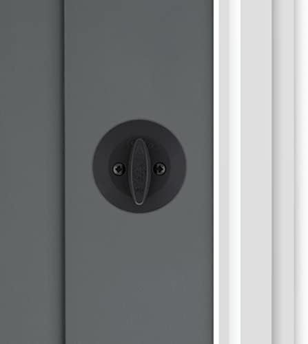 Kwikset 660 Deadbolt Matte Black Easy Install SmartKey Security