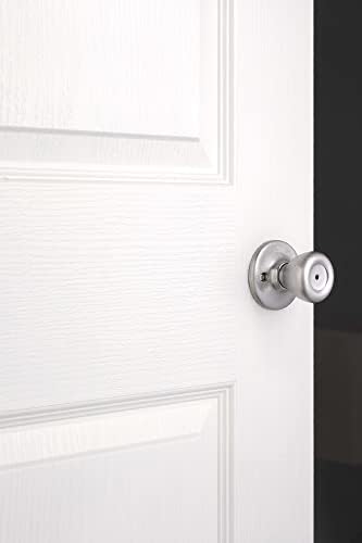 Privacy Door Knob with Microban antique Brass 1 Count