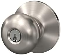 schalge f51a pwl door knob keyed entry lock