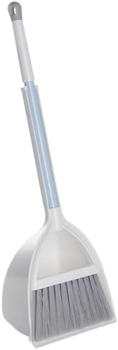 KEEADI Small Dustpan Set Broomstick and Dust Pan for Home Cleaning