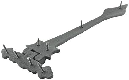 Antique Victorian Black Wrought Iron Door Hinges