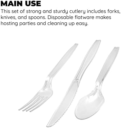 Vibrant Disposable Plastic Cutlery for Parties