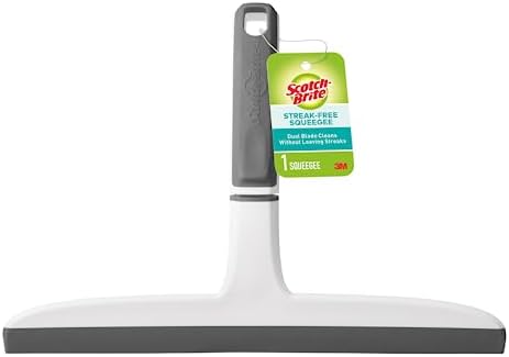 Scotch-Brite Dual-Blade Squeegee Safe for Lots