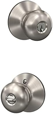 schalge f51a pwl door knob keyed entry lock