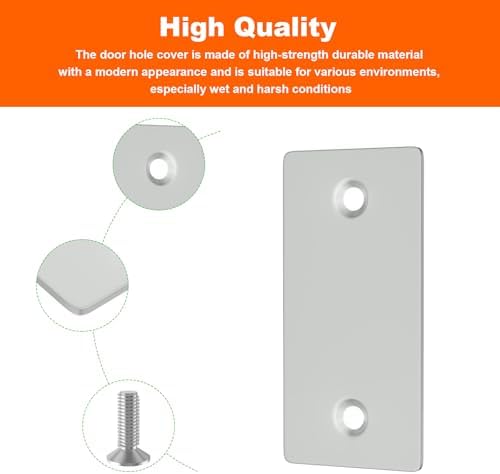 protects your door with its sturdy edge hole filler plate HomeInn