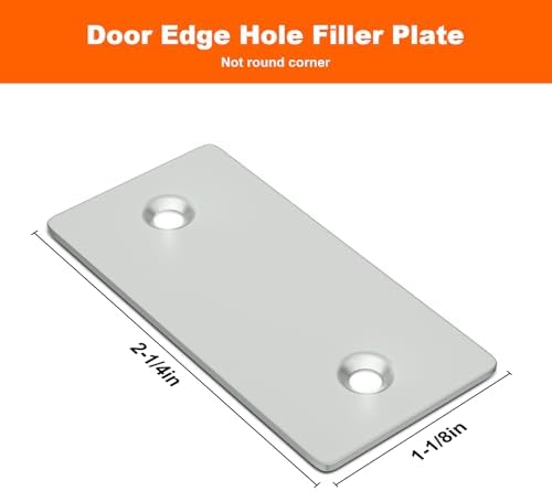 protects your door with its sturdy edge hole filler plate HomeInn