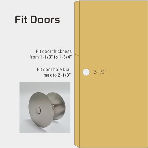 Siwilclidic Door Knob Cover