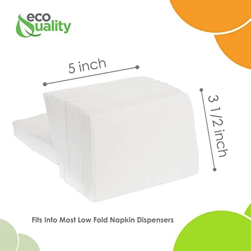 EcoQuality Disposable Napkins - High-Quality Eco-Friendly Perfect for Restaurants More
