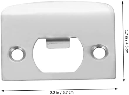 12-Piece Stainless Steel Door Plate Kit for Home Security