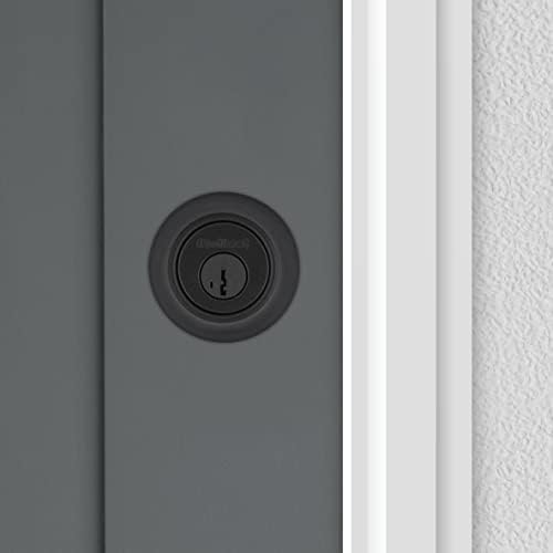Kwikset 660 Deadbolt Matte Black Easy Install SmartKey Security