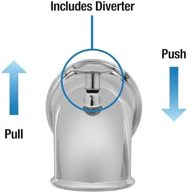 Danco Decorative Bathtub Faucet Spout - Chrome - 6-Inch