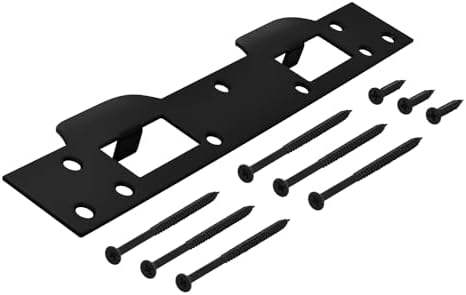 NUK3Y SP550 Door Strike for 5-12 inch Holes Matte Black
