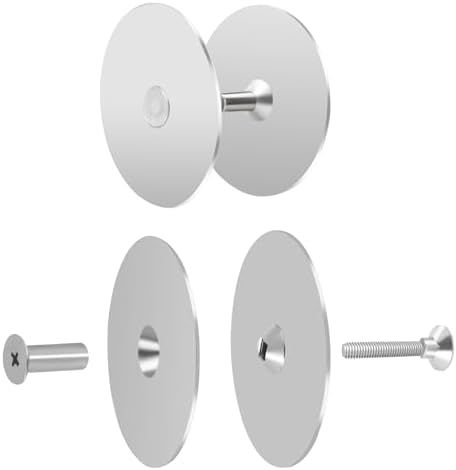 Stainless Steel Door Knob Hole Covers - Durable for Home Security