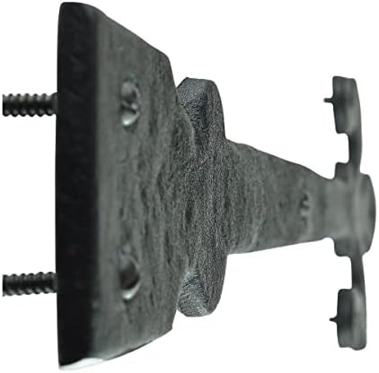 16 Wrought Iron Hinges with Fleur De Lis Design