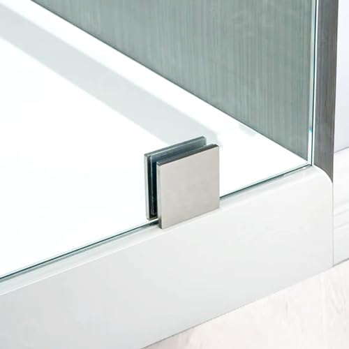 Sturdy Brass Glass Clamp for Bathrooms 516 to 12 Glass Thickness