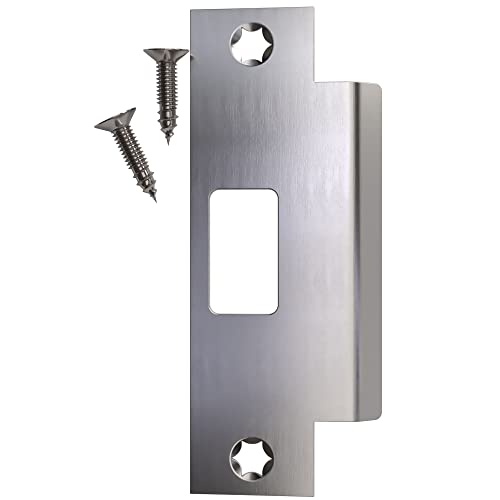 NYCO Universal Door Strike Plate Black Finish