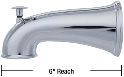 Danco Decorative Bathtub Faucet Spout - Chrome - 6-Inch