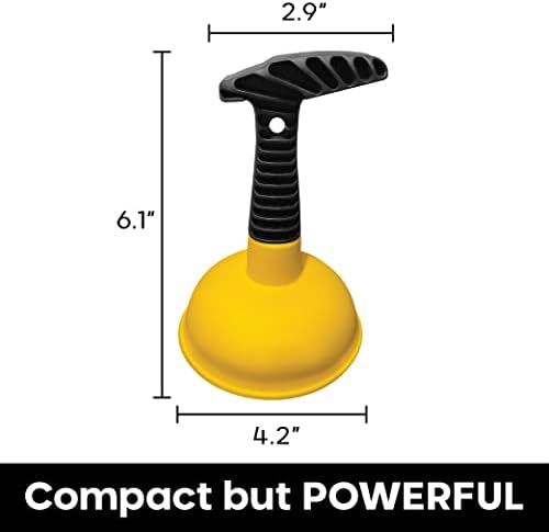 Powerful Compact Sink Plunger for RVs Showers More