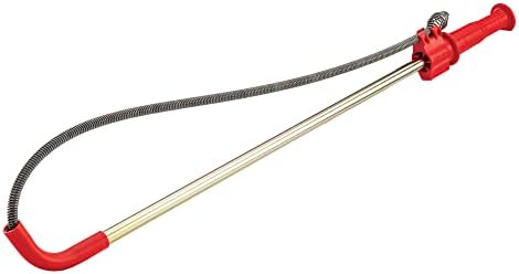 RIDGID 59787 K-3 Toilet Auger with 3-Foot Snake and Bulb Head