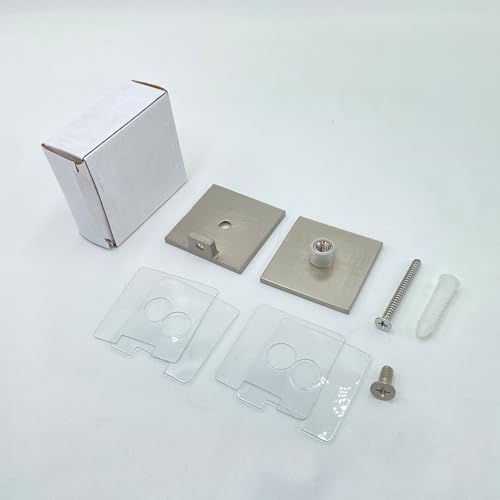 Sturdy Brass Glass Clamp for Bathrooms 516 to 12 Glass Thickness