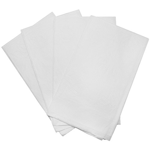 White 15x17 Inch 1 Ply 3000 Pack Quality Napkins