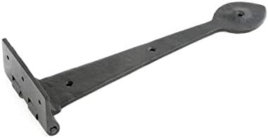 Versatile and Durable Black Wrought Iron Door Hinge Component with Antiqueblack Finish