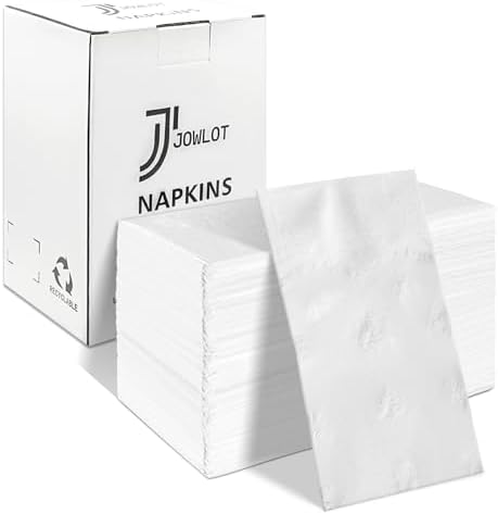 JOWLOT Disposable Napkins 150 Count 2-Ply for Weddings Parties Home Use
