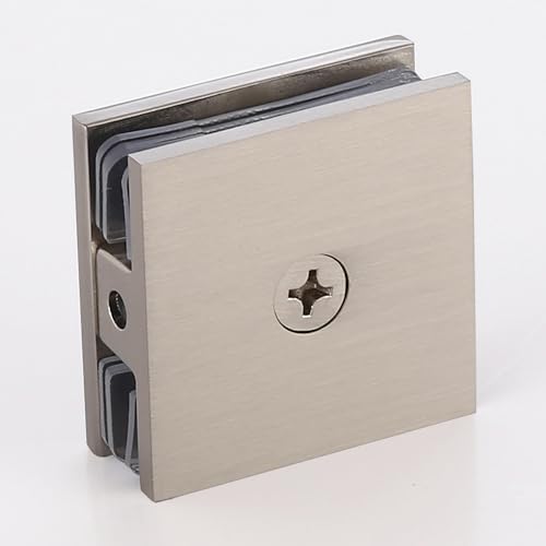 Sturdy Brass Glass Clamp for Bathrooms 516 to 12 Glass Thickness