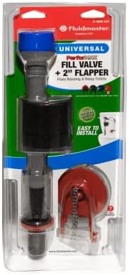Fluidmaster K-400H-039 Toilet Fill Valve Kit with 2-Inch Adjustable Flapper