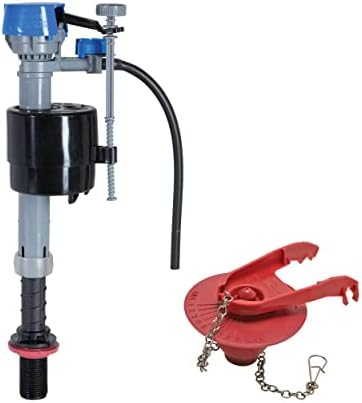 Fluidmaster K-400H-039 Toilet Fill Valve Kit with 2-Inch Adjustable Flapper
