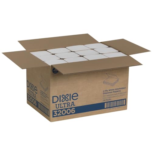Uplift Georgia-Pacific Dixie Ultra Interfold 2-Ply Paper Napkin Dispenser Refill