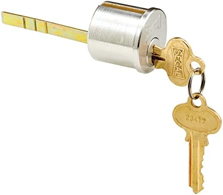 PRIME-LINE Brushed Chrome Deadbolt Cylinder Replacement