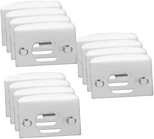 12-Piece Stainless Steel Door Plate Kit for Home Security