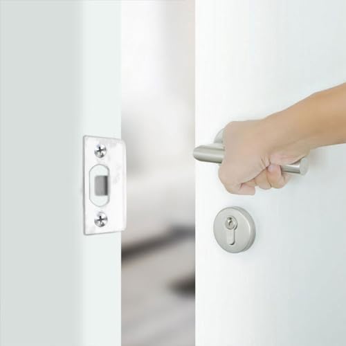 10PCS Stainless Steel Door Strike Plate Kit
