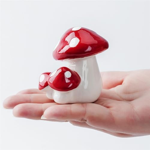 Red Mushroom Toilet Floor Bolt Covers