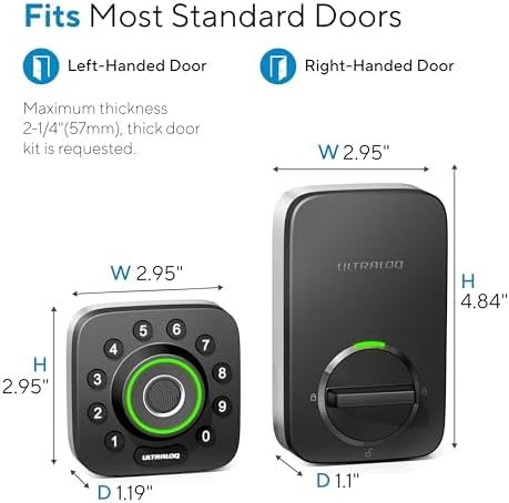 ULTRALOQ U-Bolt Pro Smart Door Security Control
