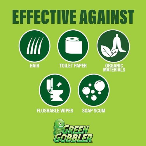 Efficient drain cleaner for tough clogs