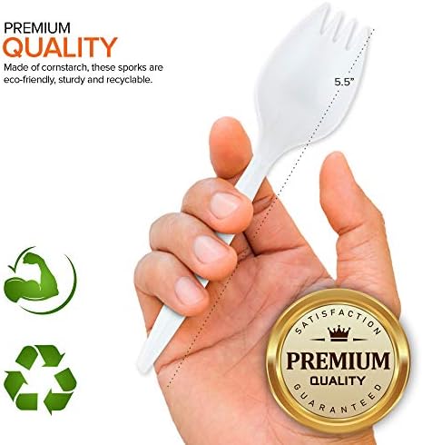 Stock Your Home White Sporks 100 Piece Set