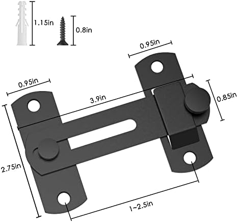 180-Degree Door Lock for Safety
