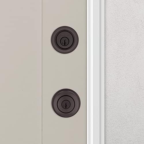 Kwikset Cove Knob and Deadbolt with SmartKey and Microban Venetian Bronze