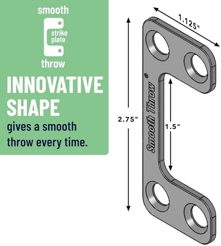 Oversized Strike Plate for Deadbolts