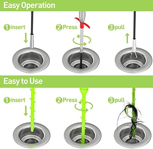 DRPEN Flexible Grabber Claw Tool - Sink Drainer Auger