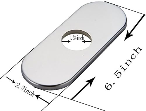 4 Hole Cover for 4 Faucet Chrome