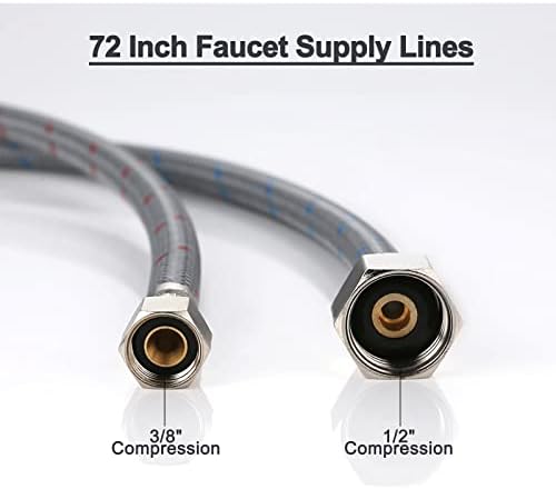 arcora 72 inch faucet hose