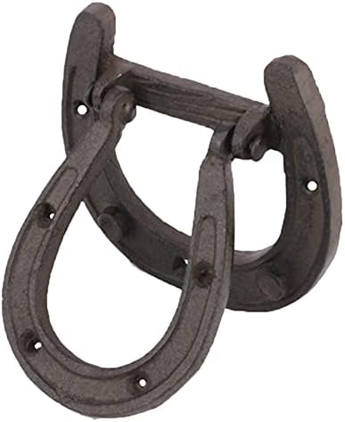 LXLA Horseshoe Cast Iron Door Knocker