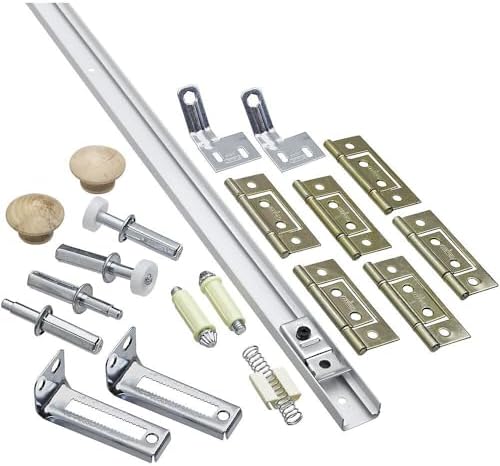 Complete Folding Door Hardware Set 60-Inch