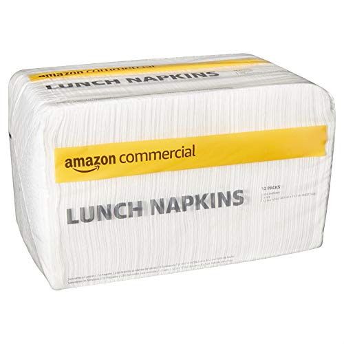 Amazon Commercial 1-Ply White Lunch Napkins